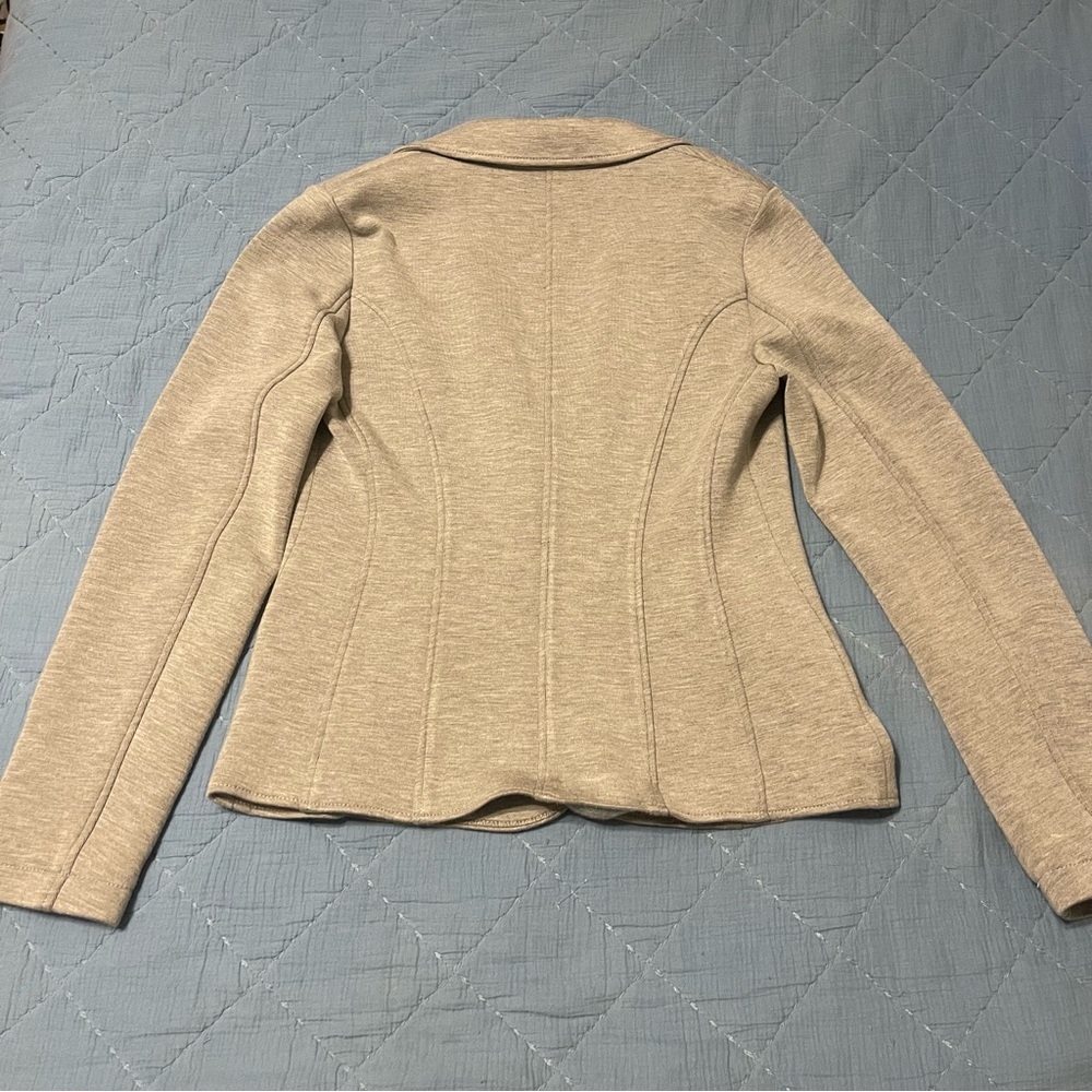 Pendleton Women’s Light Gray 2-Button Blazer Jack… - image 6